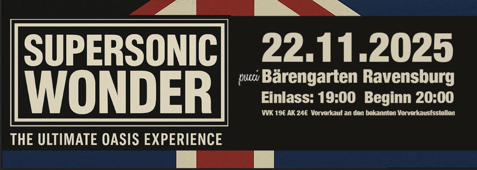 Supersonic Wonder Tickets